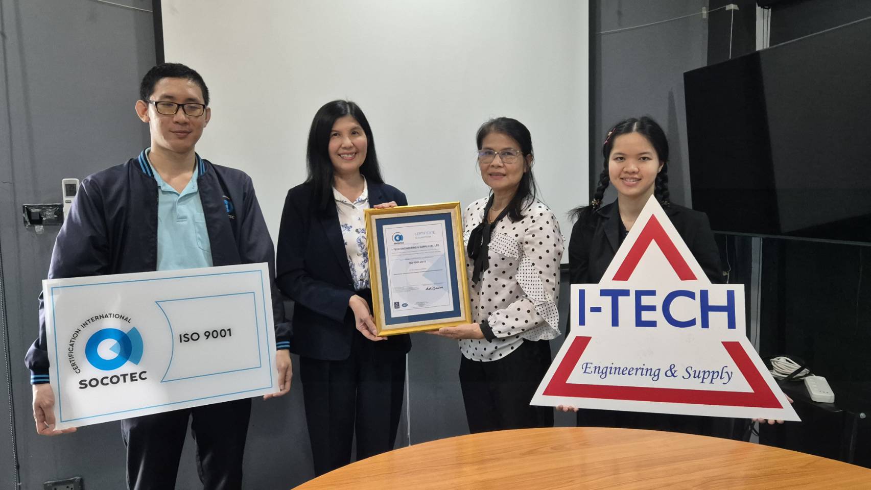 i-tech ISO certificate