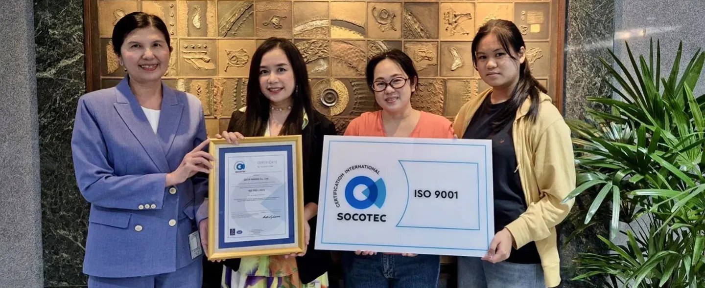 Data Mining Co., Ltd. achieved ISO 9001:2015 certification